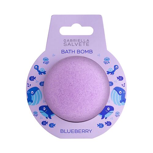 Bomba do koupele Gabriella Salvete Kids Bath Bomb Blueberry 100 g poškozený obal