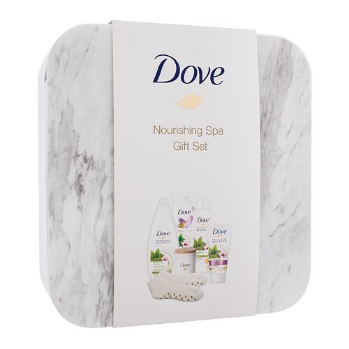 Sprchový gel Dove Nourishing Spa Gift Set 250 ml poškozená krabička Kazeta