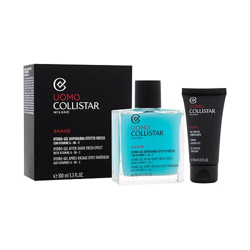 Přípravek po holení Collistar Uomo Hydro-Gel After-Shave 100 ml poškozená krabička Kazeta