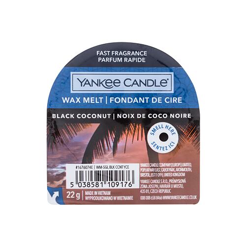 Vonný vosk Yankee Candle Black Coconut 22 g poškozený obal