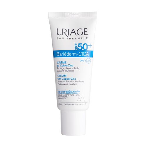 Tělový krém Uriage Bariéderm CICA Cream SPF50+ 40 ml
