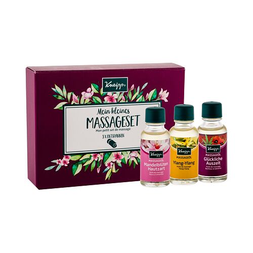 Masážní přípravek Kneipp Massage Oil 3x20 ml bez krabičky Kazeta