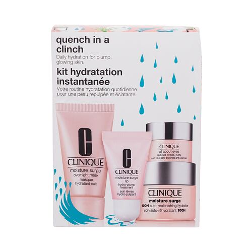 Denní pleťový krém Clinique Moisture Surge Quench In A Clinch 15 ml poškozená krabička Kazeta