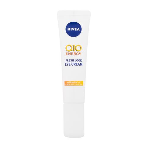 Oční krém Nivea Q10 Energy Fresh Look 15 ml poškozená krabička
