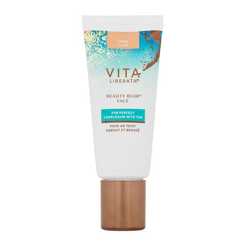 Podklad pod make-up Vita Liberata Beauty Blur Face For Perfect Complexion With Tan 30 ml Light poškozená krabička