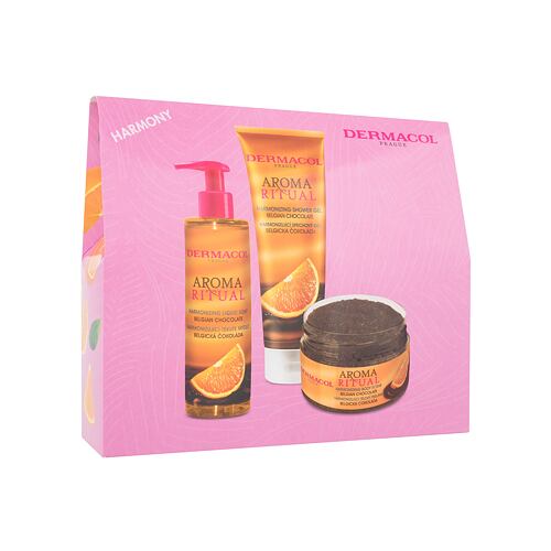 Sprchový gel Dermacol Aroma Ritual Belgian Chocolate 250 ml poškozená krabička Kazeta