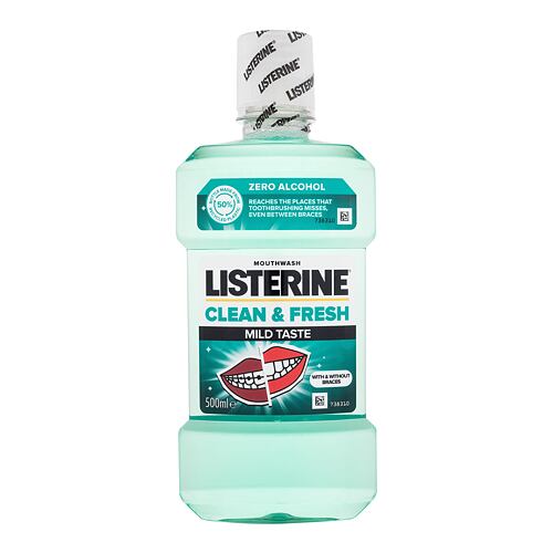 Ústní voda Listerine Clean & Fresh Mild Taste Mouthwash 500 ml