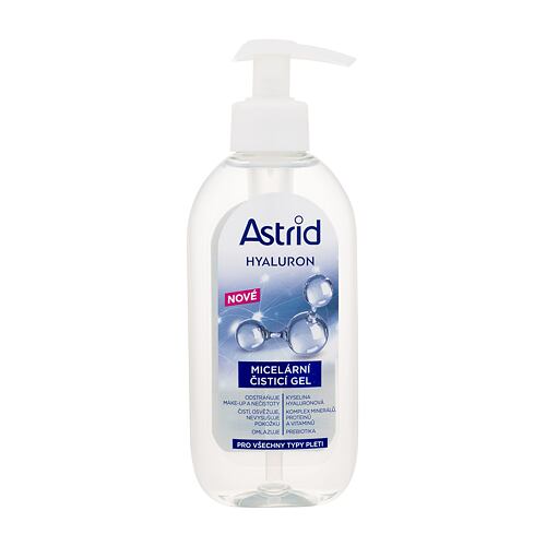 Čisticí gel Astrid Hyaluron Micellar Cleansing Gel 200 ml