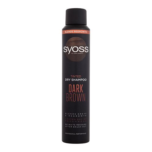 Suchý šampon Syoss Tinted Dry Shampoo Dark Brown 200 ml