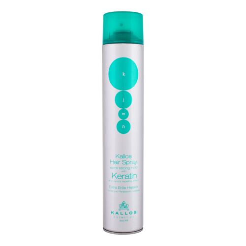 Lak na vlasy Kallos Cosmetics Keratin 750 ml poškozená krabička