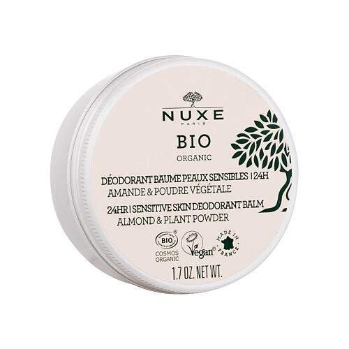 Deodorant NUXE Bio Organic 24H Sensitive Deodorant Balm Almond & Plant Powder 50 g Tester