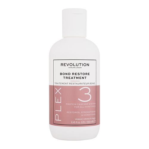 Maska na vlasy Revolution Haircare London Plex 3 Bond Restore Treatment 250 ml