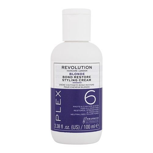 Krém na vlasy Revolution Haircare London Plex 6 Blonde Bond Restore Styling Cream 100 ml