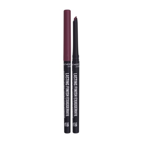 Tužka na rty Rimmel London Lasting Finish Exaggerate 0,35 g 105 Mauve Spell