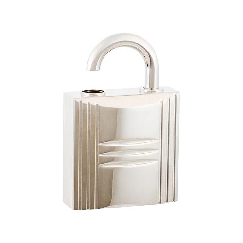 Plnitelný flakón Hermes Pure Perfume Lock Spray 7,5 ml Silver poškozený flakon