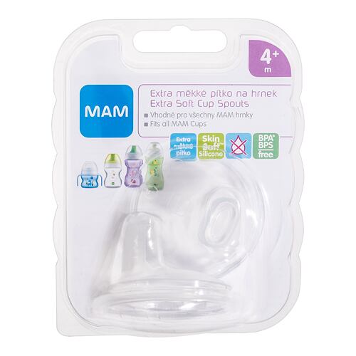 Savička MAM Teat Extra Soft Cup Spouts 4m+ 2 ks