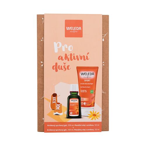 Sprchový gel Weleda Arnica Sports 200 ml Kazeta