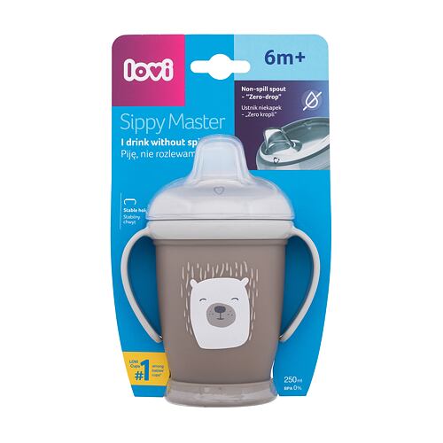 Hrneček LOVI Buddy Bear Sippy Master 250 ml poškozený obal