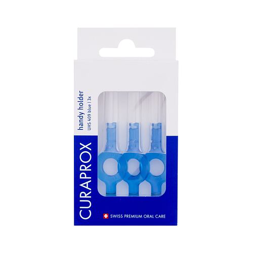 Držák na kartáček Curaprox UHS 409 Handy Holder Blue 3 ks