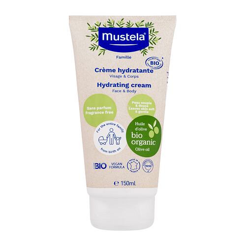 Denní pleťový krém Mustela Bio Hydrating Cream 150 ml