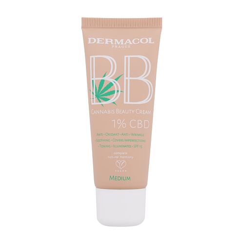 BB krém Dermacol BB Cream Cannabis Beauty Cream SPF15 30 ml 2 Medium