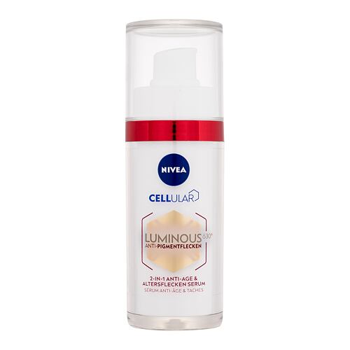 Pleťové sérum Nivea Luminous 630 Antispot Anti-Age & Spot Serum 30 ml poškozená krabička