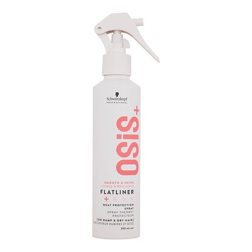 Pro tepelnou úpravu vlasů Schwarzkopf Professional Osis+ Flatliner Heat Protection Spray 200 ml poškozený flakon