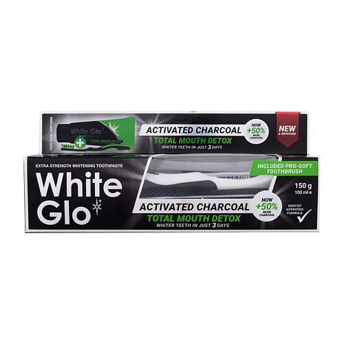 Zubní pasta White Glo Charcoal Total Mouth Detox 150 g