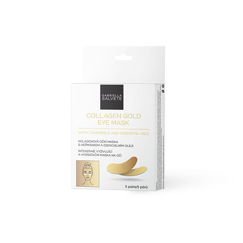 Maska na oči Gabriella Salvete Collagen Gold Eye Mask 5 ks