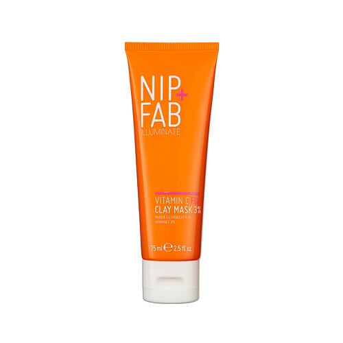 Pleťová maska NIP+FAB Illuminate Vitamin C Fix Clay Mask 3% 75 ml
