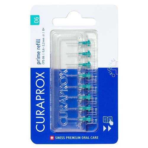 Mezizubní kartáček Curaprox CPS 06 Prime Refill 0,6 - 2,2 mm 8 ks