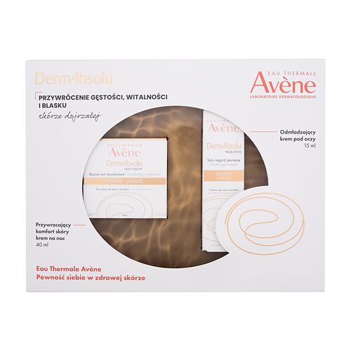 Noční pleťový krém Avene DermAbsolu 40 ml poškozená krabička Kazeta