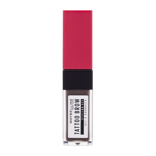 Gel a pomáda na obočí Maybelline Tattoo Brow 36H Styling Gel 6 ml 260 Deep Brown poškozená krabička