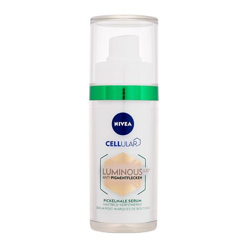 Pleťové sérum Nivea Luminous 630 Antispot Post-Acne Marks Serum 30 ml poškozená krabička