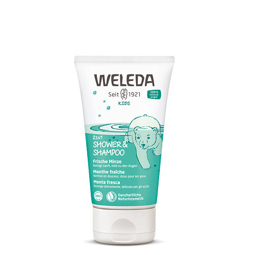 Sprchový krém Weleda Kids Mighty Mint 2in1 150 ml