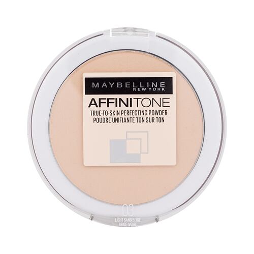 Pudr Maybelline Affinitone 9 g 03 Light Sand Beige poškozená krabička