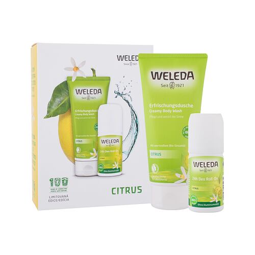 Sprchový krém Weleda Citrus 200 ml Kazeta