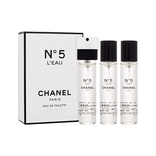 Toaletní voda Chanel N°5 L´Eau Náplň 3x20 ml