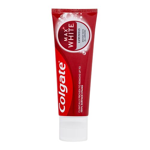 Zubní pasta Colgate Max White Luminous 75 ml poškozená krabička