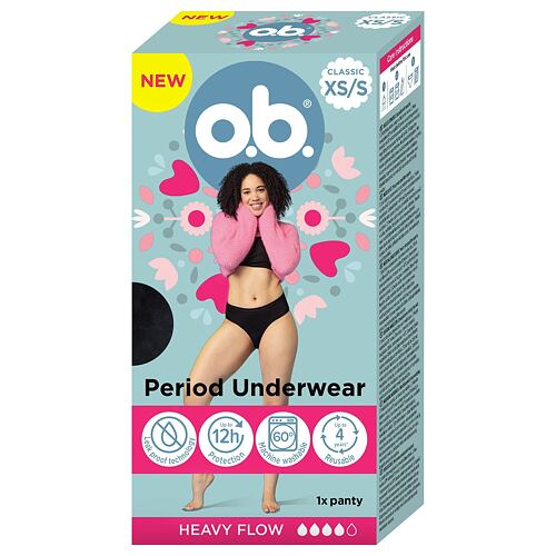 Menstruační kalhotky o.b. Period Underwear XS/S 1 ks