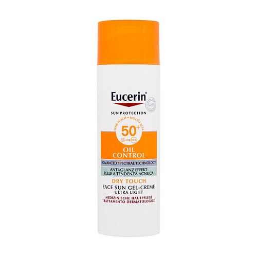 Opalovací přípravek na obličej Eucerin Sun Oil Control Dry Touch Face Sun Gel-Cream SPF50+ 50 ml