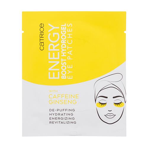 Maska na oči Catrice Energy Boost Hydrogel Eye Patches 1 ks poškozený obal