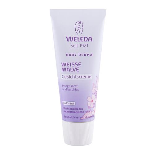 Denní pleťový krém Weleda Baby Derma White Mallow 50 ml poškozená krabička