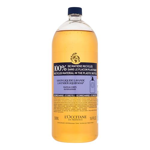 Tekuté mýdlo L'Occitane Lavender Liquid Soap Náplň 500 ml