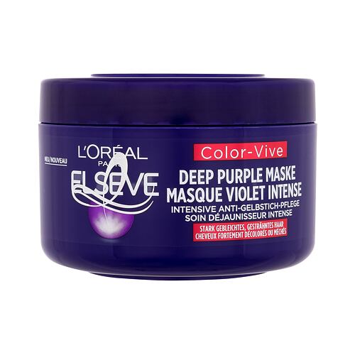 Maska na vlasy L'Oréal Paris Elseve Color-Vive Deep Purple Mask 250 ml