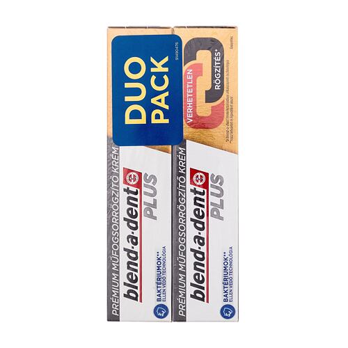 Fixační krém Blend-a-dent Plus Unbeatable Hold Premium Adhesive Cream 2x40 g poškozená krabička