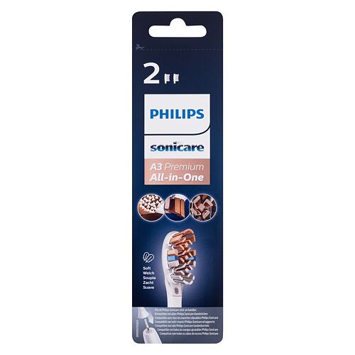 Náhradní hlavice Philips Sonicare A3 premium All-in-One HX9092/10 White 2 ks poškozený obal