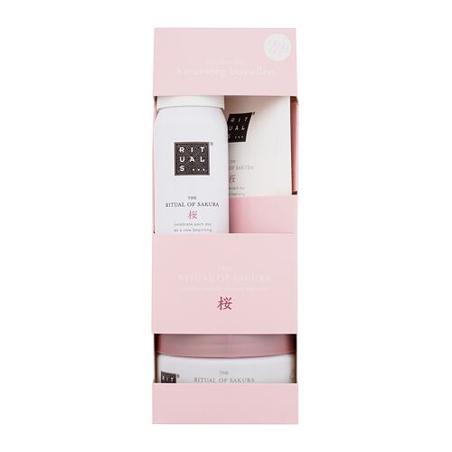 Sprchová pěna Rituals The Ritual Of Sakura 3 Renewing Bestsellers 50 ml poškozená krabička Kazeta