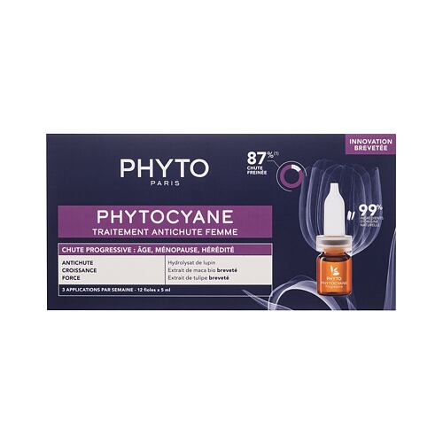 Přípravek proti padání vlasů Phyto Paris Phytocyane Anti-Hair Loss Treatment 12x5 ml