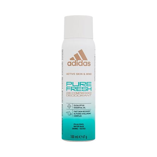 Deodorant Adidas Pure Fresh 100 ml poškozený flakon